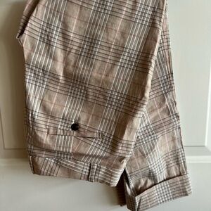 Banana Republic Beige Plaid Pants